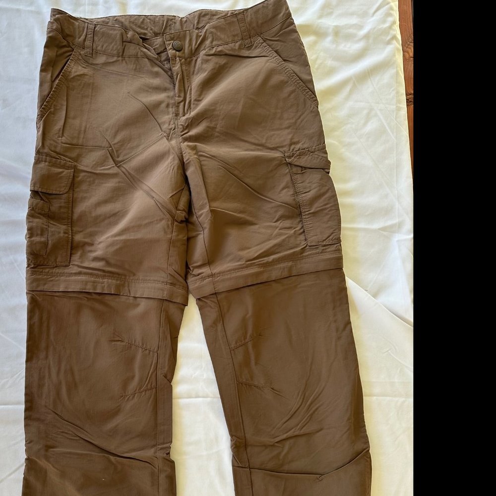 REI convertible pants  brown Girls 14-16